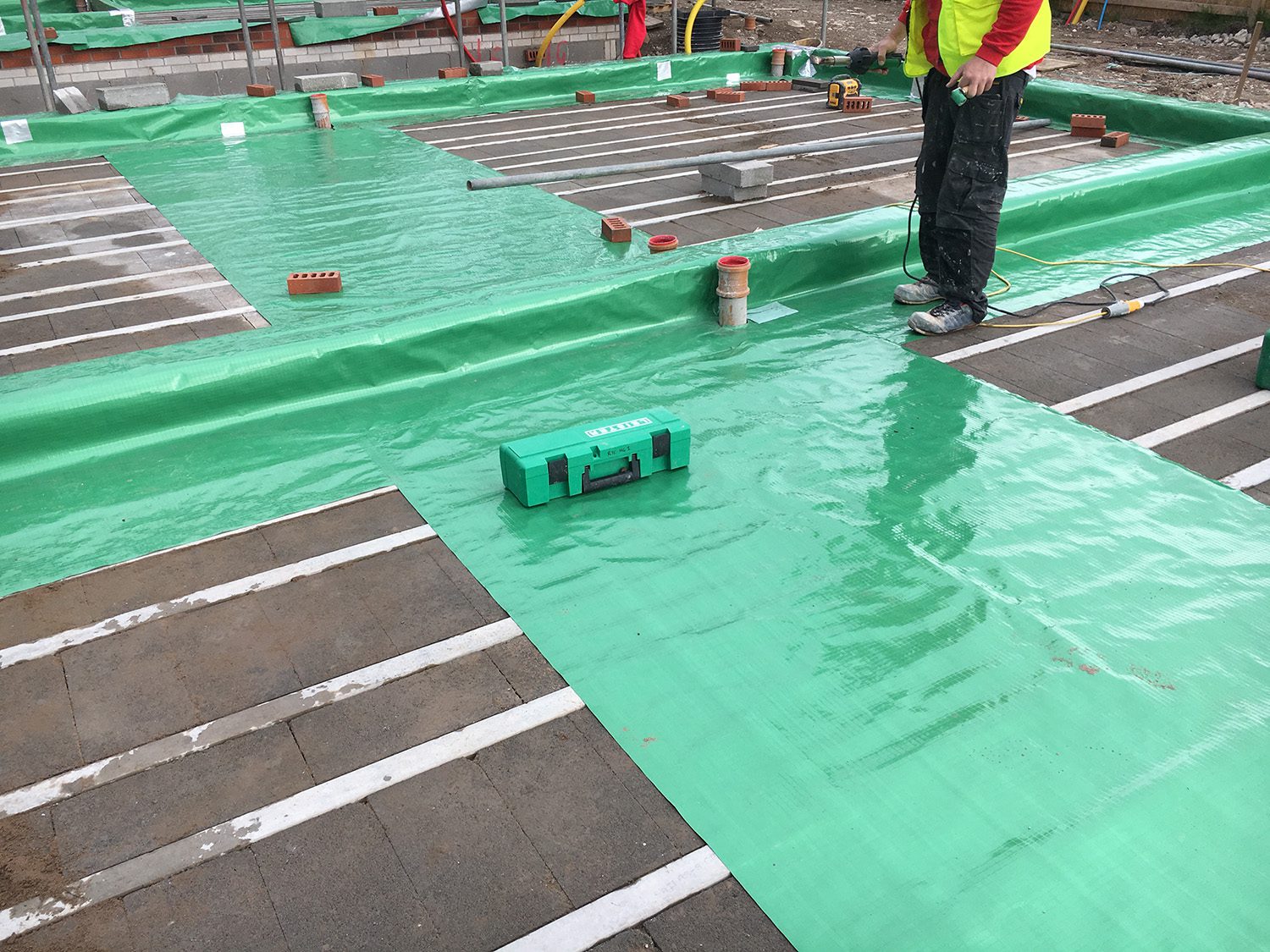 Ground gas protection membranes